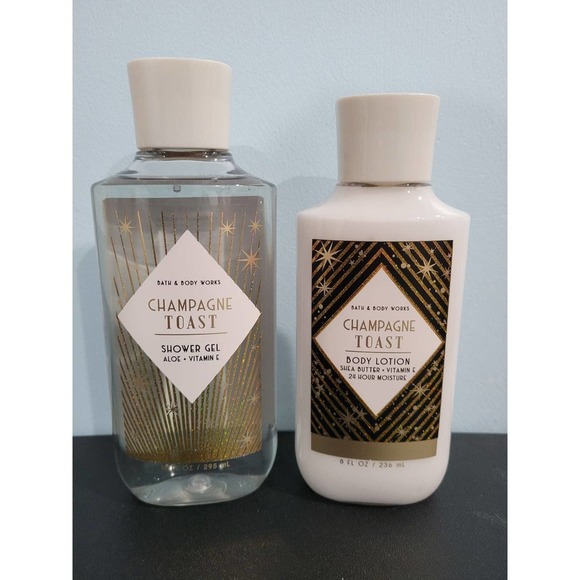 Bath & Body Works Other - Bath and Body Works holiday champagne toast shower gel and body lotion gift set